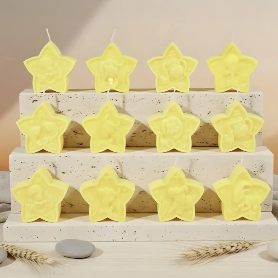 Pack Astro - 12 candle moulds
