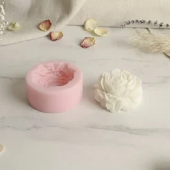 Peony candle mould - Silicone