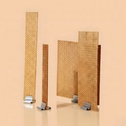 Perforated wooden wicks for candles