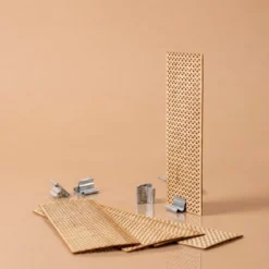 Perforated wooden wicks for candles