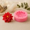 Poinsettia decoration mould - Silicone