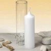 Pointed cylinder candle mould - 50 x 140 mm