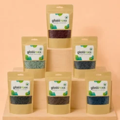 Recycled glass granules - GlassRoxx
