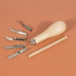 Set of 5 tips for sculpting wax