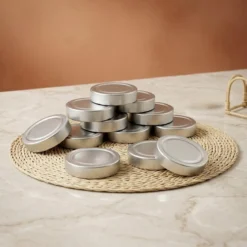 Silver lid for 212 ml jar