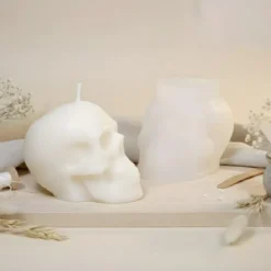 Skull candle mould - Silicone