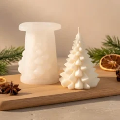 Small fir tree candle mould - Silicone