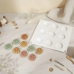 Small waffles decoration mould - Silicone