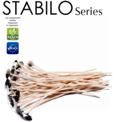 STABILO waxed cotton wicks for candles