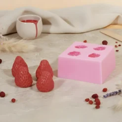 Strawberry decoration mould - Silicone