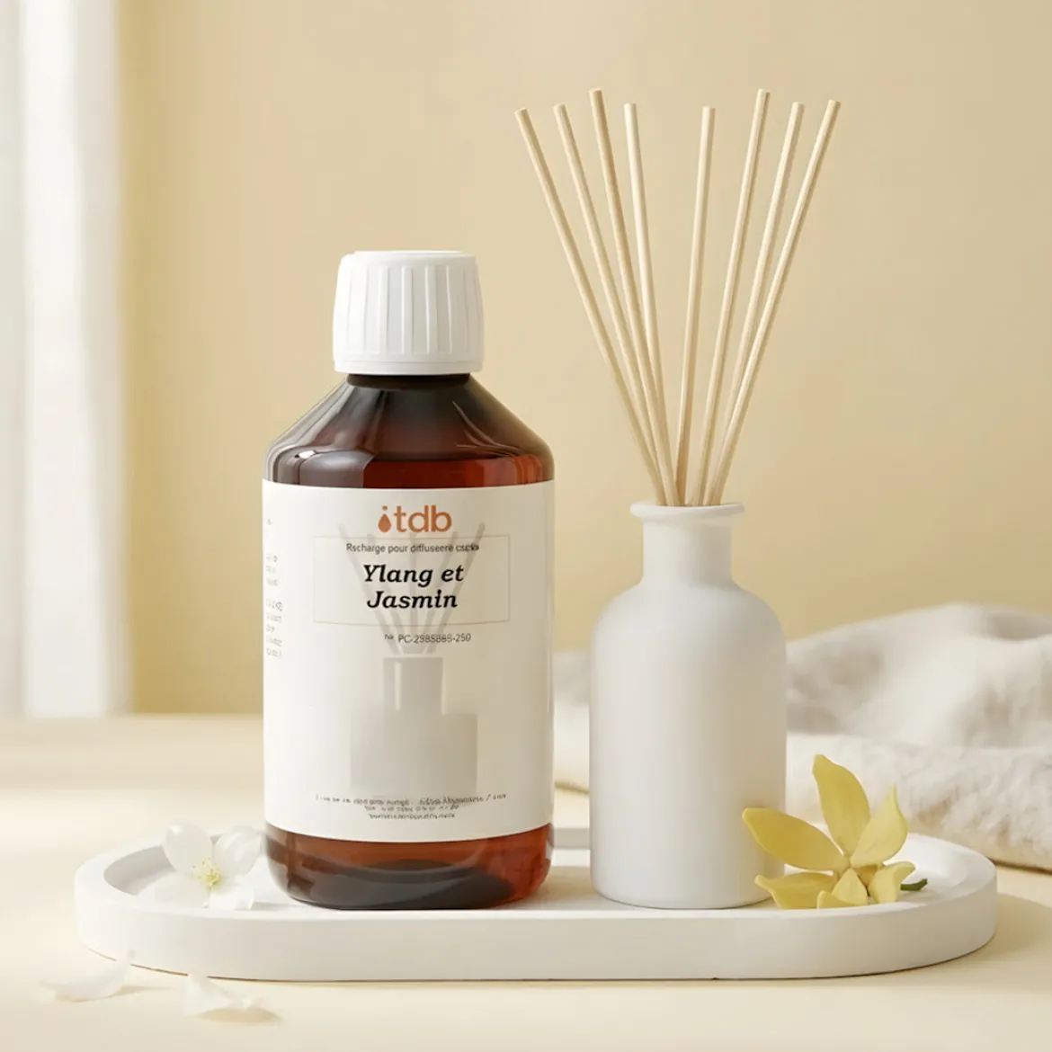Ylang and jasmine - Reed diffuser refill